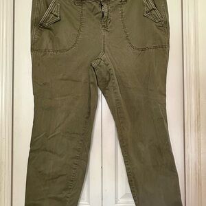 Torrid Olive Straight Leg Pants